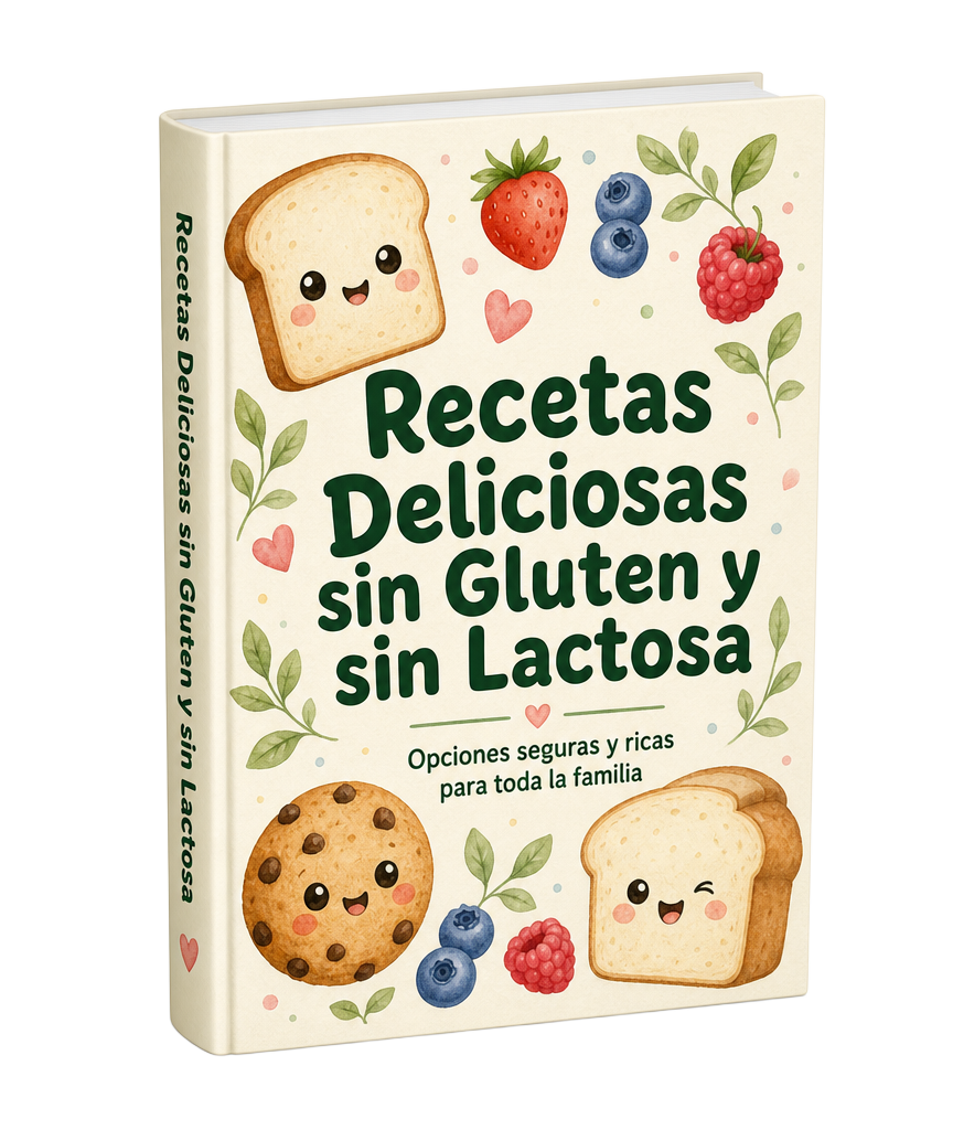 Portada del bono Recetas Deliciosas sin Gluten y sin Lactosa